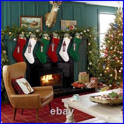 Christmas Cable Knit Stocking Personalized Xmas Hanging Decoration Family Party