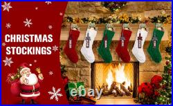 Christmas Cable Knit Stocking Personalized Xmas Hanging Decoration Family Party