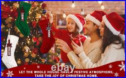 Christmas Cable Knit Stocking Personalized Xmas Hanging Decoration Family Party