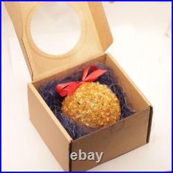Christmas Decoration Ball With Amber With led light