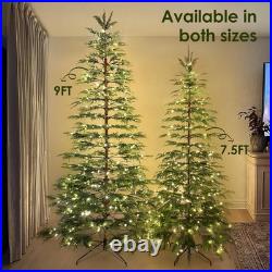 Christmas Decorations 7.5 Ft Pre-Lit Twinkle Christmas Cypress Tree