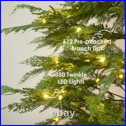 Christmas Decorations 7.5 Ft Pre-Lit Twinkle Christmas Cypress Tree