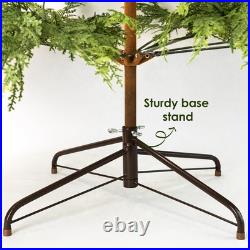 Christmas Decorations 7.5 Ft Pre-Lit Twinkle Christmas Cypress Tree
