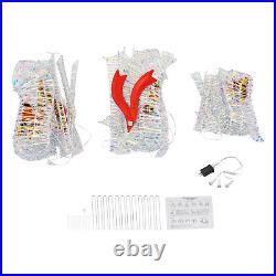Christmas Decorations Outdoor Reindeer Christmas Deer Stag Ornaments set of 3