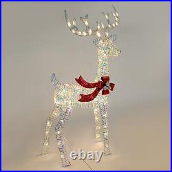 Christmas Decorations Outdoor Reindeer Christmas Deer Stag Ornaments set of 3