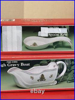 Christmas Dinnerware Lot Of 10