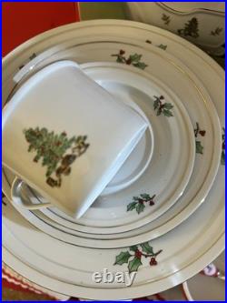 Christmas Dinnerware Lot Of 10