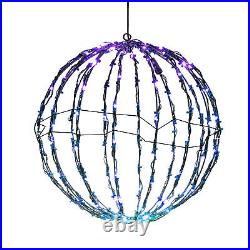 Christmas Foldable Metal Hanging Sphere Lights Outdoor Display Ball Lights Christmas Foldable Metal Hanging Sphere Lights Outdoor Display Ball Lights