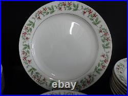 Christmas Holiday Dinnerware set Christmas Harmony by Gibson Designs s/8 EUC 33p Christmas Holiday Dinnerware set Christmas Harmony by Gibson Designs s/8 EUC 33p