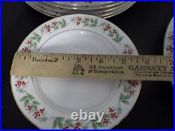 Christmas Holiday Dinnerware set Christmas Harmony by Gibson Designs s/8 EUC 33p Christmas Holiday Dinnerware set Christmas Harmony by Gibson Designs s/8 EUC 33p