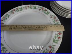 Christmas Holiday Dinnerware set Christmas Harmony by Gibson Designs s/8 EUC 33p Christmas Holiday Dinnerware set Christmas Harmony by Gibson Designs s/8 EUC 33p