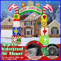 Christmas Inflatable Arch 10FT Gift Boxes Blow Up Outdoor Lawn Decoration