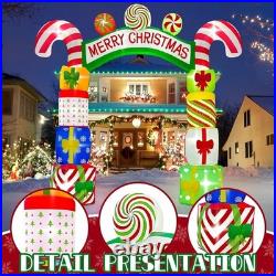 Christmas Inflatable Arch 10FT Gift Boxes Blow Up Outdoor Lawn Decoration