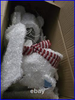 Christmas LED Mom And Baby Polar Bear 3.5' Tall Family Yard Decor