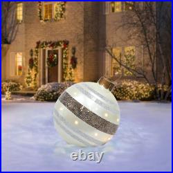Christmas Ornament Ball Outdoor Pvc 60CM Inflatable Decorated Ball PVC Giant Big