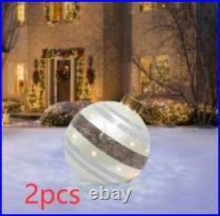 Christmas Ornament Ball Outdoor Pvc 60CM Inflatable Decorated Ball PVC Giant Big