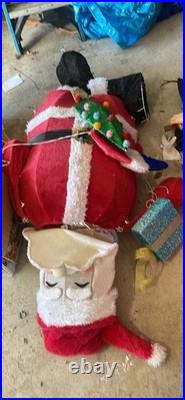 Christmas Outdoor Display Lot -LED's, Reindeer, Trees, Elf, Snowman -10 Sets