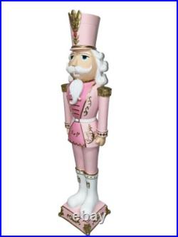 Christmas Pink Pastel 27 Colonel NUTCRACKER Icing Gold Elegant Soldier New