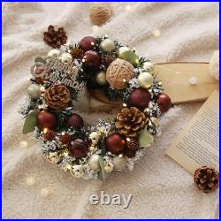 Christmas Rattan Wreath For Front Door Home Decor Artificial Xmas Door Wreath Christmas Rattan Wreath For Front Door Home Decor Artificial Xmas Door Wreath