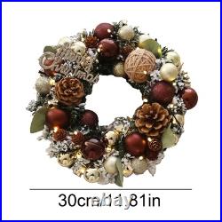 Christmas Rattan Wreath For Front Door Home Decor Artificial Xmas Door Wreath Christmas Rattan Wreath For Front Door Home Decor Artificial Xmas Door Wreath