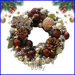Christmas Rattan Wreath For Front Door Home Decor Artificial Xmas Door Wreath Christmas Rattan Wreath For Front Door Home Decor Artificial Xmas Door Wreath