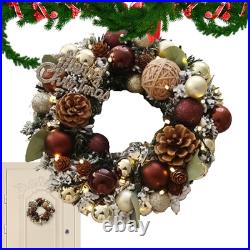 Christmas Rattan Wreath For Front Door Home Decor Artificial Xmas Door Wreath Christmas Rattan Wreath For Front Door Home Decor Artificial Xmas Door Wreath