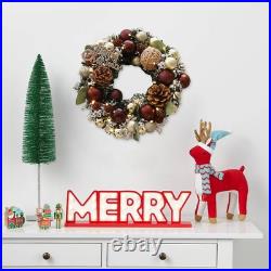 Christmas Rattan Wreath For Front Door Home Decor Artificial Xmas Door Wreath Christmas Rattan Wreath For Front Door Home Decor Artificial Xmas Door Wreath