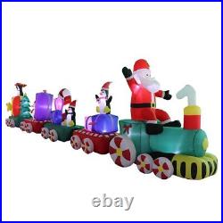 Christmas SANTA SNOWMAN PENGUIN GIFTS TRAIN HUGE 20 FT Airblown Inflatable