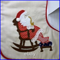 Christmas Stocking Home Sweet Home Kurt Adler Cat Fireplace & Santa 16 Red Trim Christmas Stocking Home Sweet Home Kurt Adler Cat Fireplace & Santa 16 Red Trim