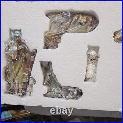 Christmas Treasures Bethlehem Nights 12-Piece Hand Painted Resin Nativity Set