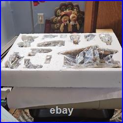 Christmas Treasures Bethlehem Nights 12-Piece Hand Painted Resin Nativity Set