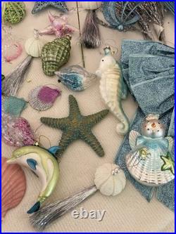 Christmas Tree Beach Theme Fits Full 8' Tree Ornament/decor Set 154 pieces