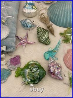 Christmas Tree Beach Theme Fits Full 8' Tree Ornament/decor Set 154 pieces