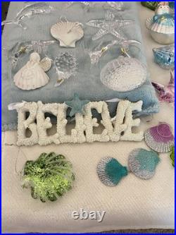 Christmas Tree Beach Theme Fits Full 8' Tree Ornament/decor Set 154 pieces