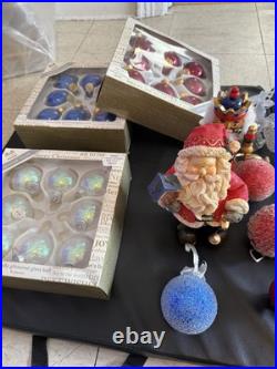 Christmas Tree Penta Stand And Ornaments