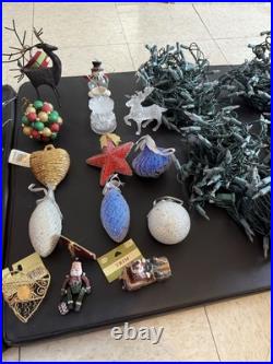 Christmas Tree Penta Stand And Ornaments