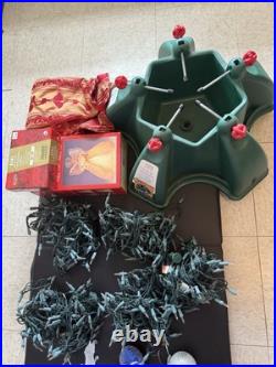 Christmas Tree Penta Stand And Ornaments