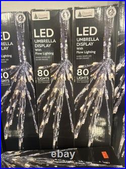 Christmas Tree Umbrella Lights Display Indoor Outdoor