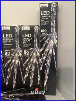 Christmas Tree Umbrella Lights Display Indoor Outdoor