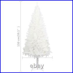 Christmas Tree White Polyethylene Medium Decorative Inlays