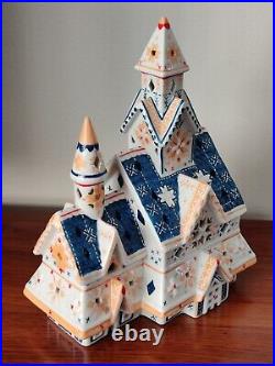 Christmas Villeroy & Boch Porcelain Scandinavia Decolight Star Church House RARE Christmas Villeroy & Boch Porcelain Scandinavia Decolight Star Church House RARE