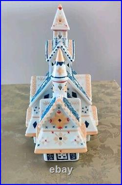 Christmas Villeroy & Boch Porcelain Scandinavia Decolight Star Church House RARE Christmas Villeroy & Boch Porcelain Scandinavia Decolight Star Church House RARE