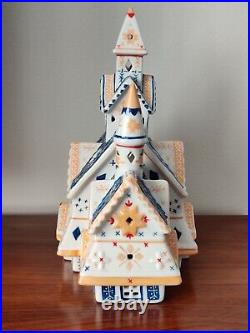 Christmas Villeroy & Boch Porcelain Scandinavia Decolight Star Church House RARE Christmas Villeroy & Boch Porcelain Scandinavia Decolight Star Church House RARE