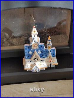 Christmas Villeroy & Boch Porcelain Scandinavia Decolight Star Church House RARE Christmas Villeroy & Boch Porcelain Scandinavia Decolight Star Church House RARE