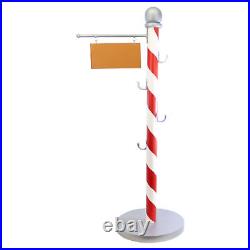 Christmas Wood North Pole Stocking Holder Christmas Stand Sign Hanger Y8958