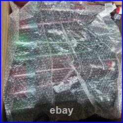 Christmas Yard Decor Santa Runway Lights WithSanta Land Here Sign Bright Tidings
