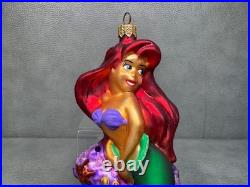 Christopher Radko 1997 Disney's The Little Mermaid Ariel Christmas Ornament