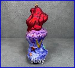 Christopher Radko 1997 Disney's The Little Mermaid Ariel Christmas Ornament