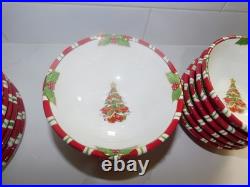 Christopher Radko Home for the Holidays Letters to Santa Cereal Bowls Set of 12