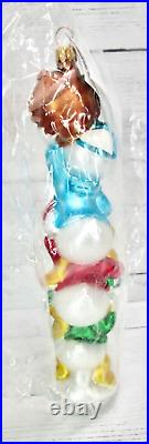 Christopher Radko Huey Louie Dewey Duck Cookie Jar Christmas Ornament Disney New